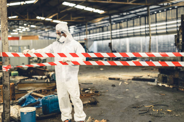 Professional Hoarding Cleanup technician working in Indian Wells, CA